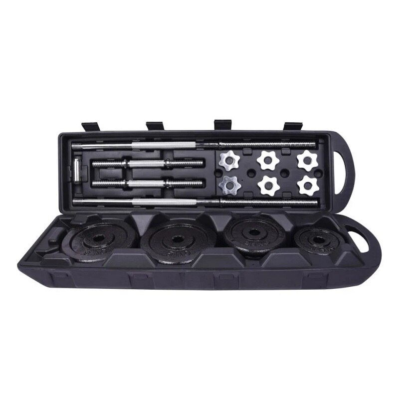 Pesas 40KG Set Con Barras y Discos Athletic Works