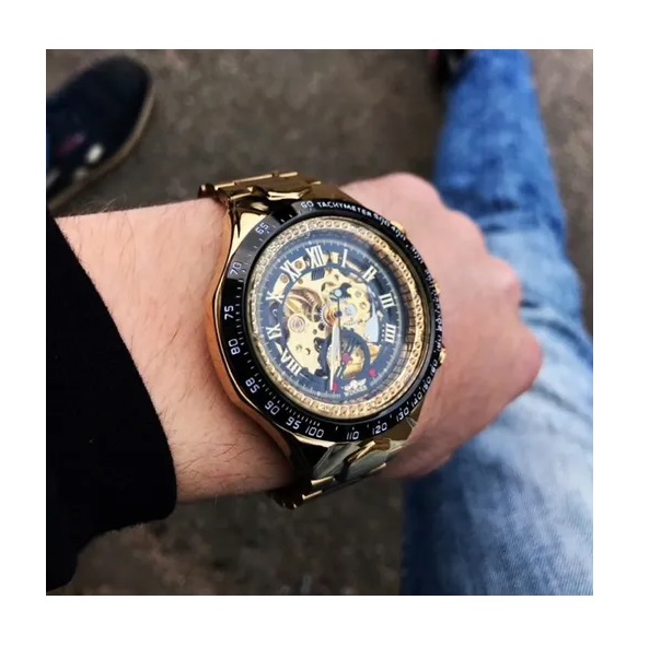 Reloj Original Marca Winner Automático Tipo Esqueleto