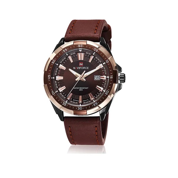 Reloj Hombre Naviforce Piel Negocios De Lujo Original Nf9056