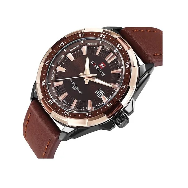 Reloj Hombre Naviforce Piel Negocios De Lujo Original Nf9056