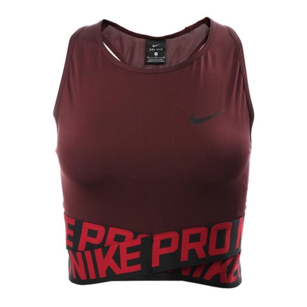 TOP NIKE PRO MUJER TINTO SKU- AH8779-652