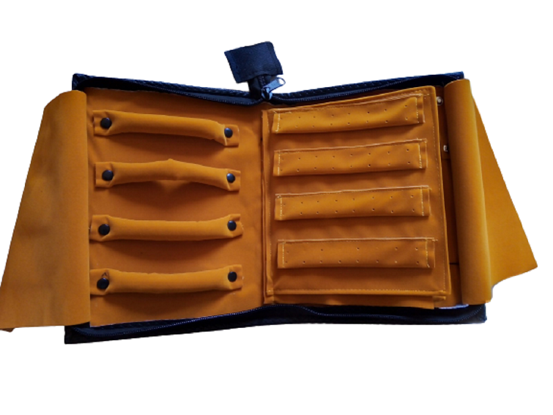 Carpeta mixta para joyeria , Manta de exhibición organizadora para joyería Manta organizadora,  Estuche para anillos, aretes, pulseras, cadenas para aretes, Estuche para aretes , Bolsa de Almacenamiento de joyería, Organizador de Pendientes y Collar y Pulsera
