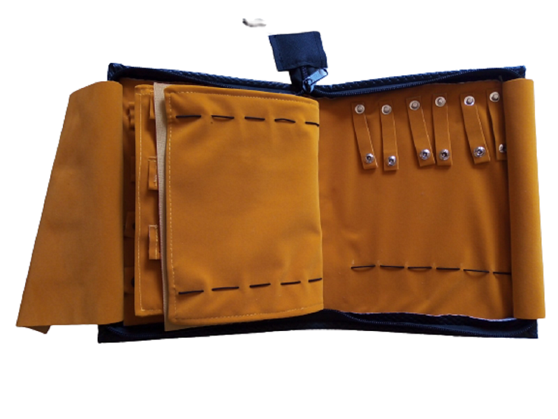 Carpeta mixta para joyeria , Manta de exhibición organizadora para joyería Manta organizadora,  Estuche para anillos, aretes, pulseras, cadenas para aretes, Estuche para aretes , Bolsa de Almacenamiento de joyería, Organizador de Pendientes y Collar y Pulsera