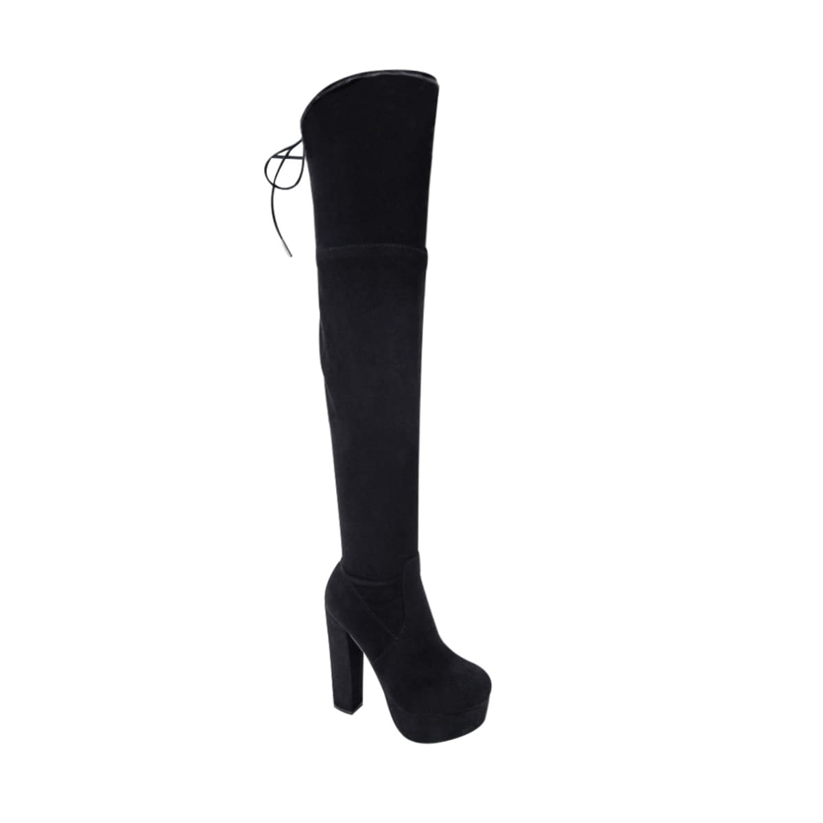 Botas de vestir Yaeli Fashion ultra largas para mujer negras