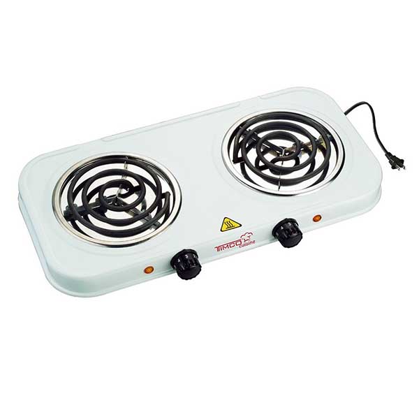 PARRILLA ELÉCTRICA DE 2 QUEMADORES