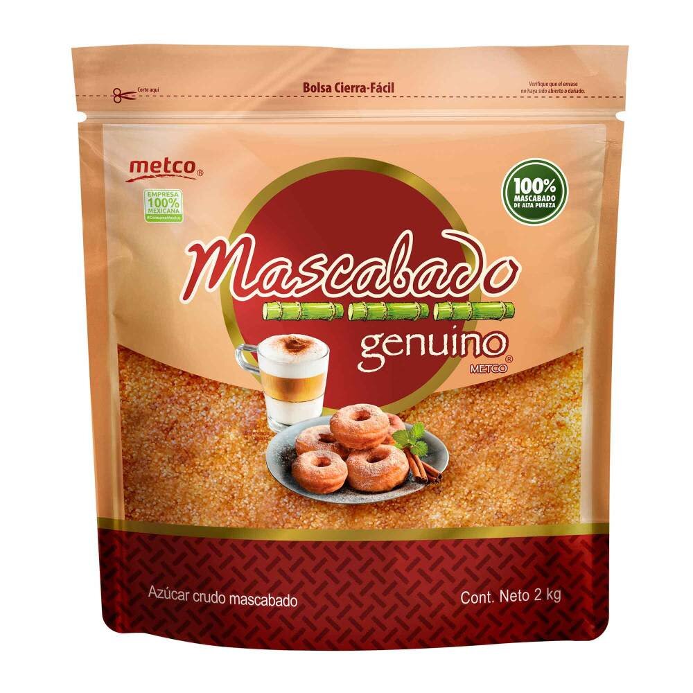 Azúcar Mascabado Metco Genuino 2 kg
