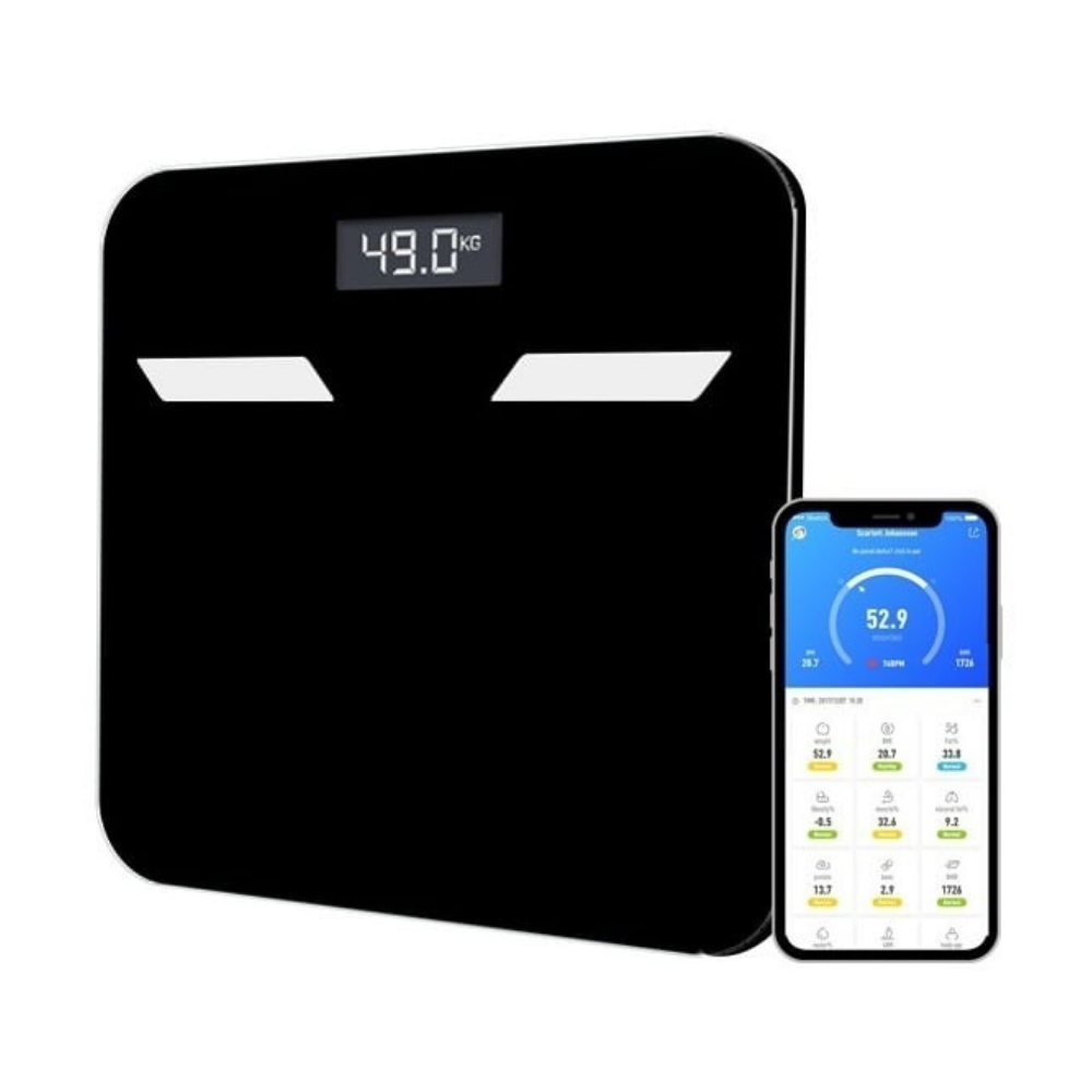 Báscula Digital Inteligente Bluetooth Vía App. Imc 180kg 