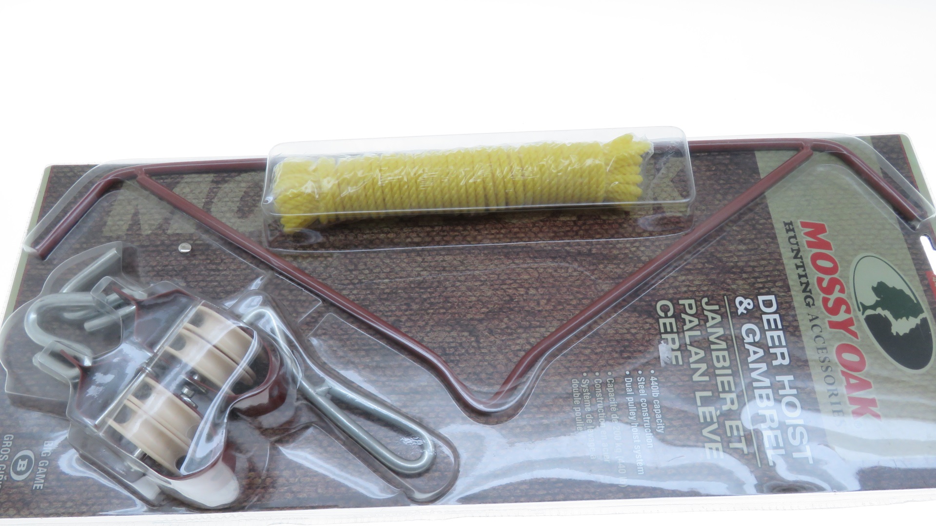 Mok48247 Mossy Oak Carrucha Juego De Poleas Para Desollar