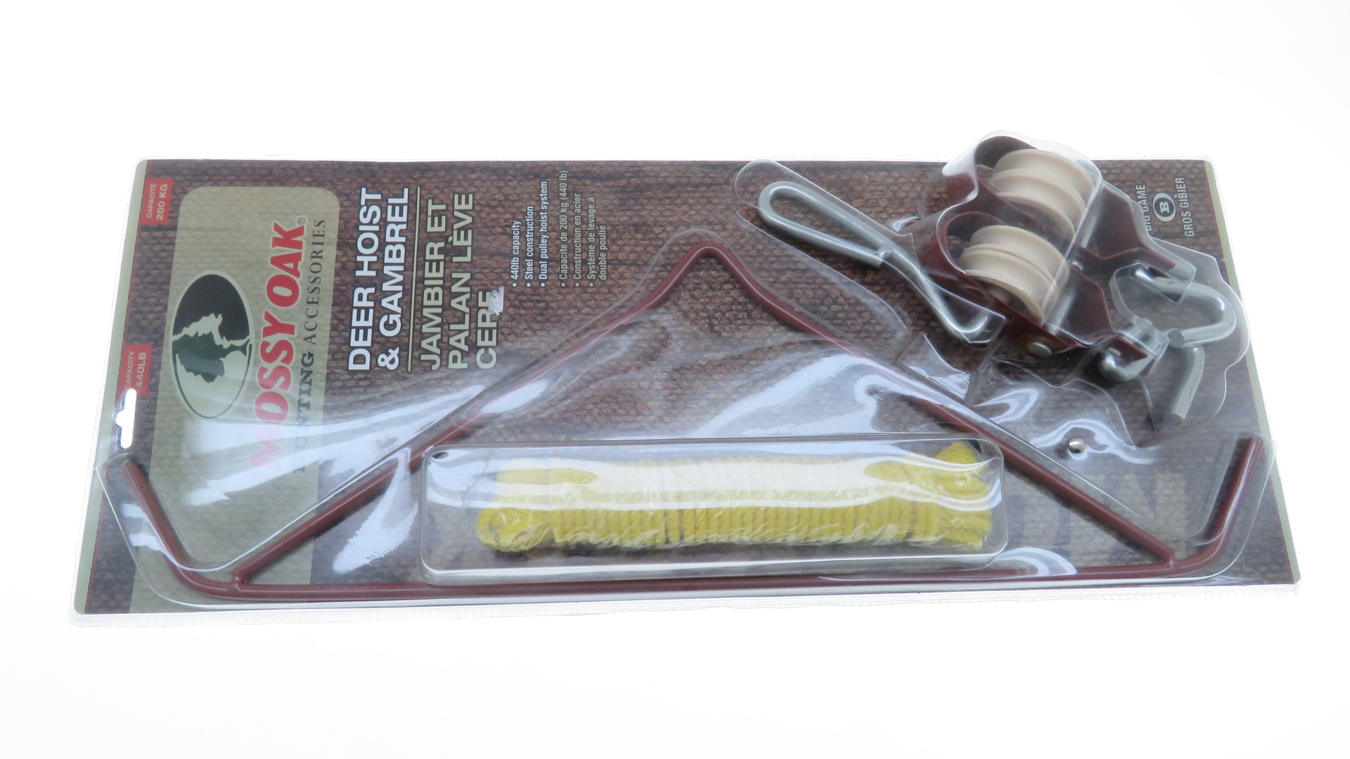 Mok48247 Mossy Oak Carrucha Juego De Poleas Para Desollar