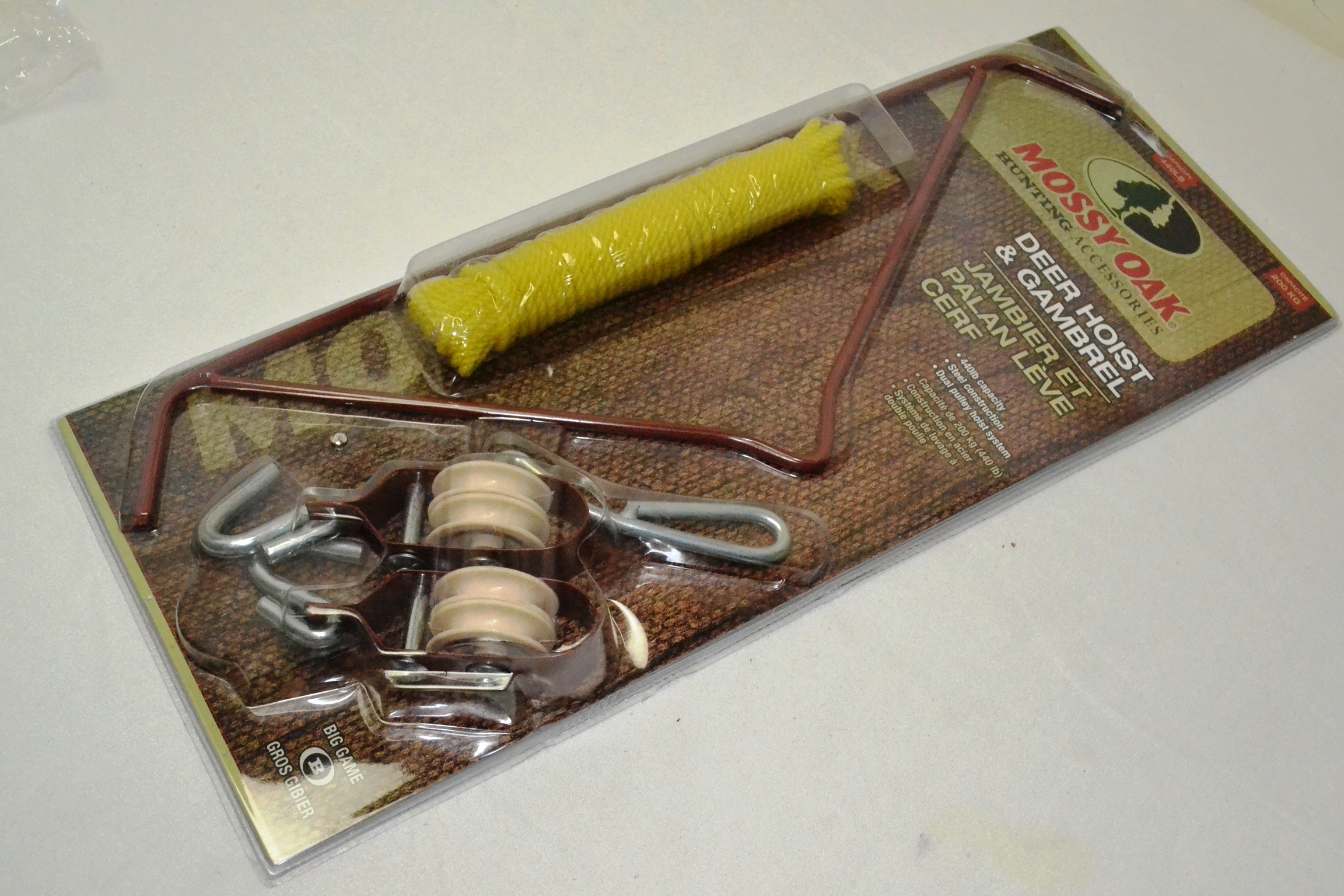 Mok48247 Mossy Oak Carrucha Juego De Poleas Para Desollar