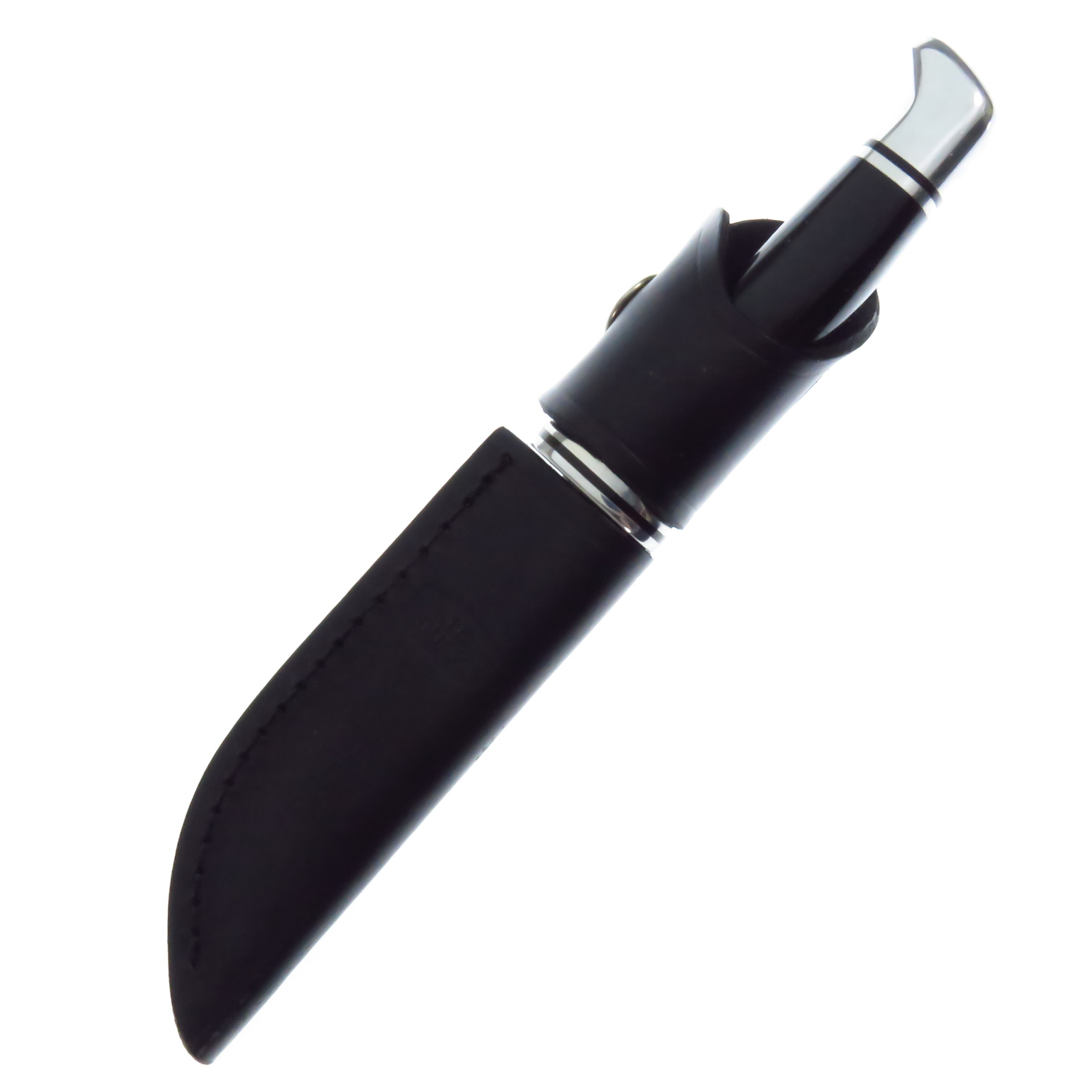 Bu102 Buck Cuchillo Woodsman Punta Clip Funda De Piel