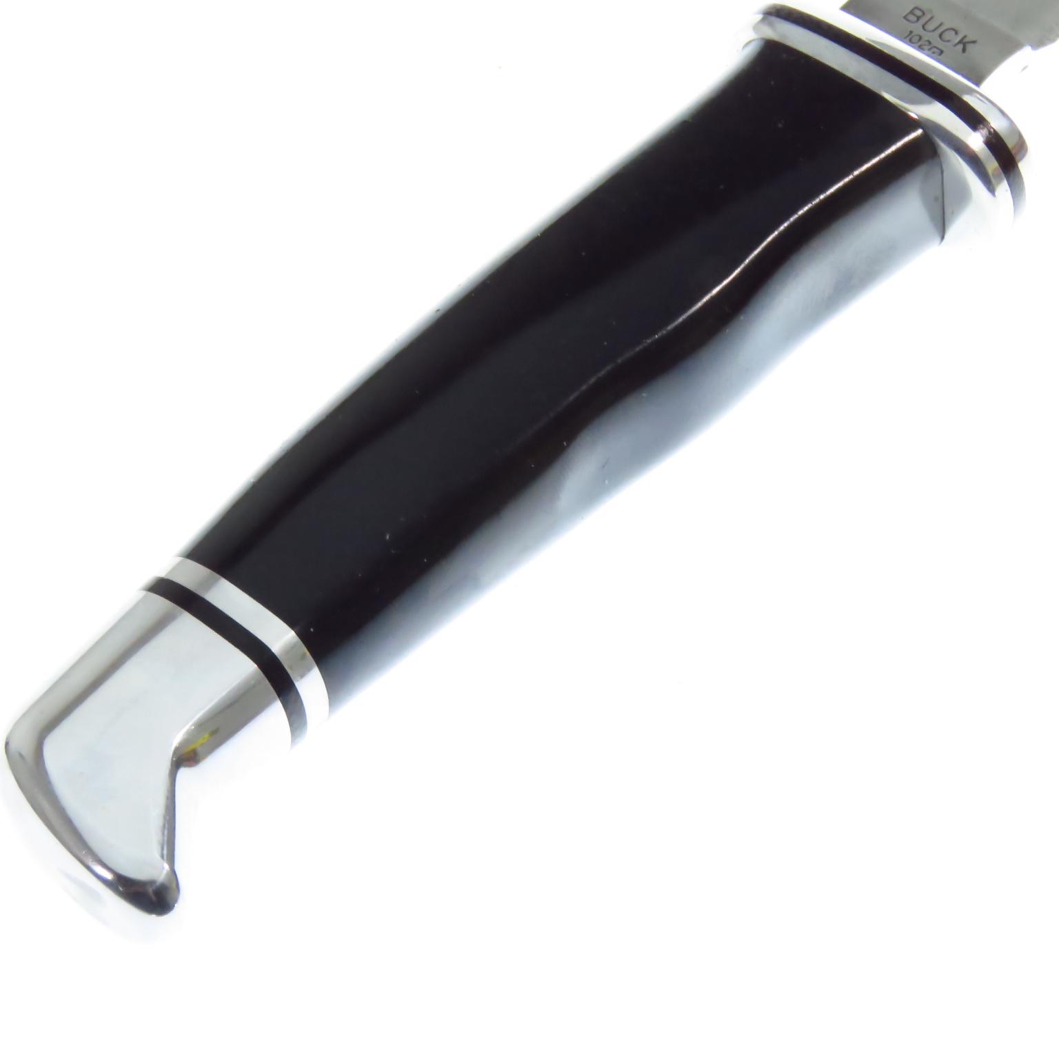 Bu102 Buck Cuchillo Woodsman Punta Clip Funda De Piel