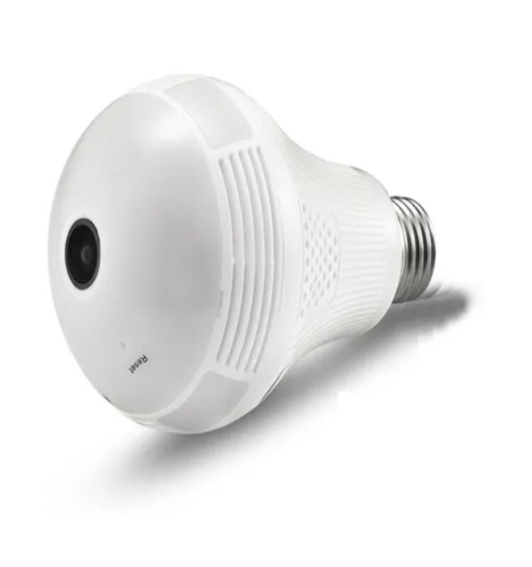 Camara De Seguridad Wifi Tipo Foco, Vista Panoramica 360, Espia 960 HD