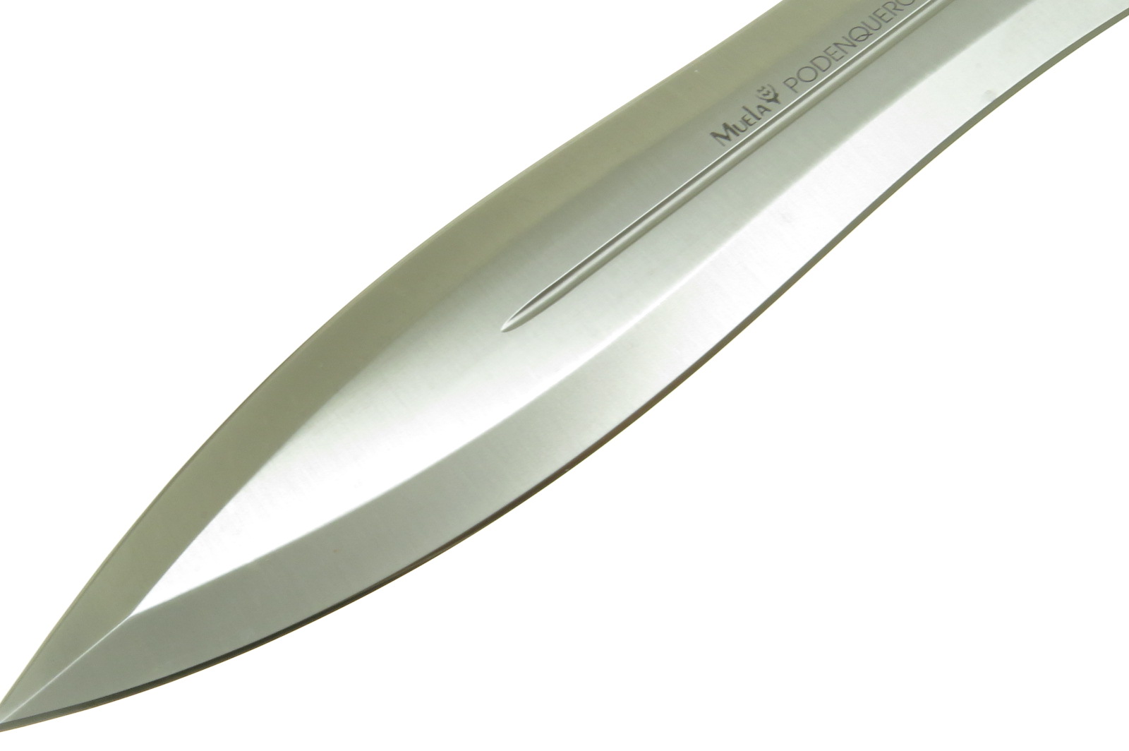 Cipoda Muela Podenquero A Cuchillo Caza Filo Plano Con Fnda