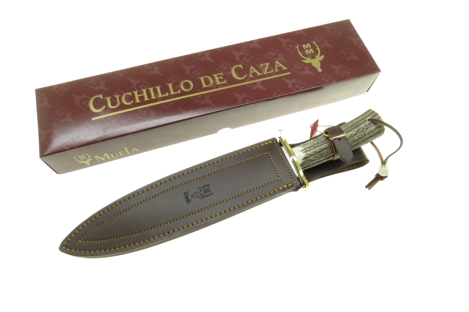 Cipoda Muela Podenquero A Cuchillo Caza Filo Plano Con Fnda