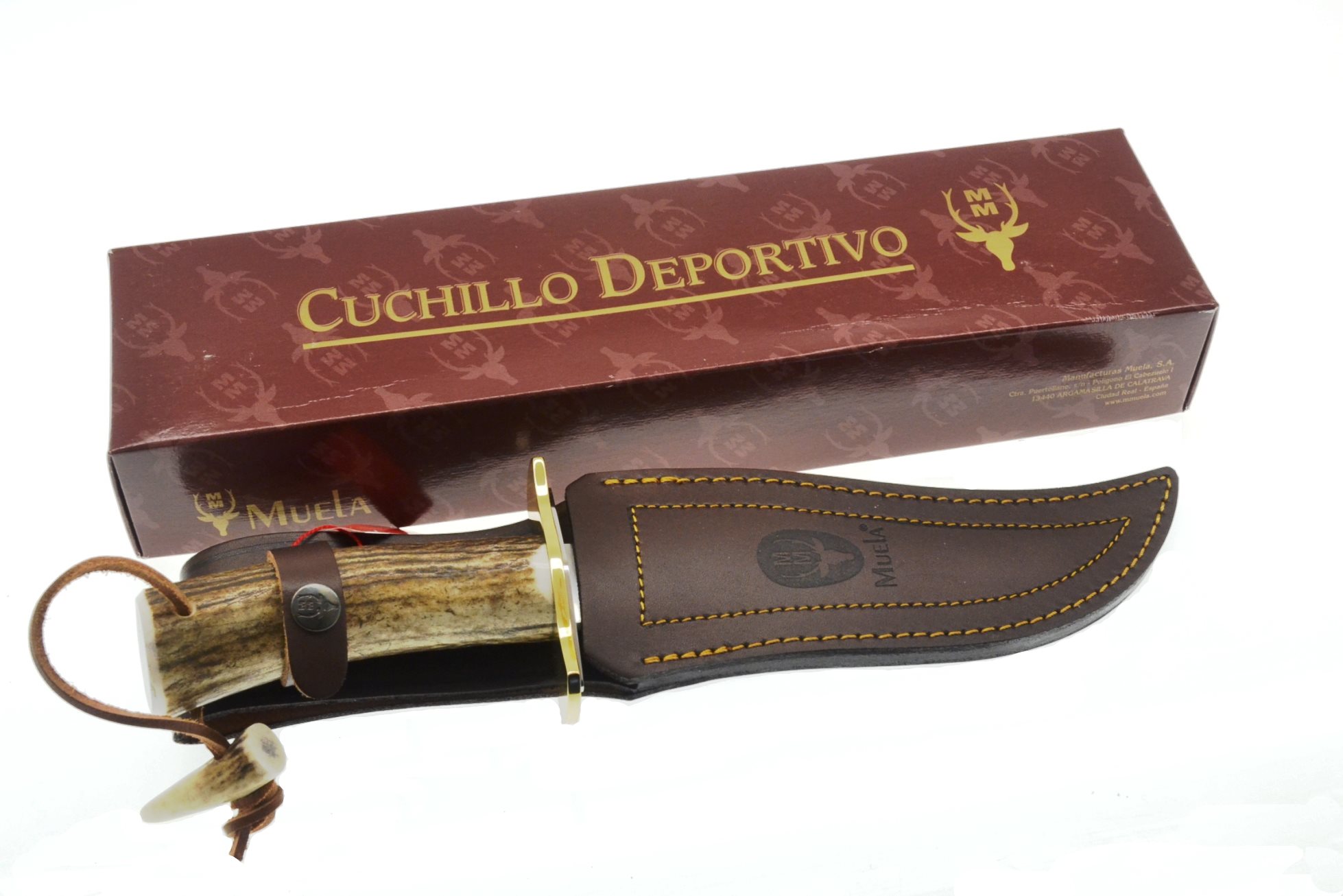 Ciapa Muela Apache Cuchillo Asta De Venado