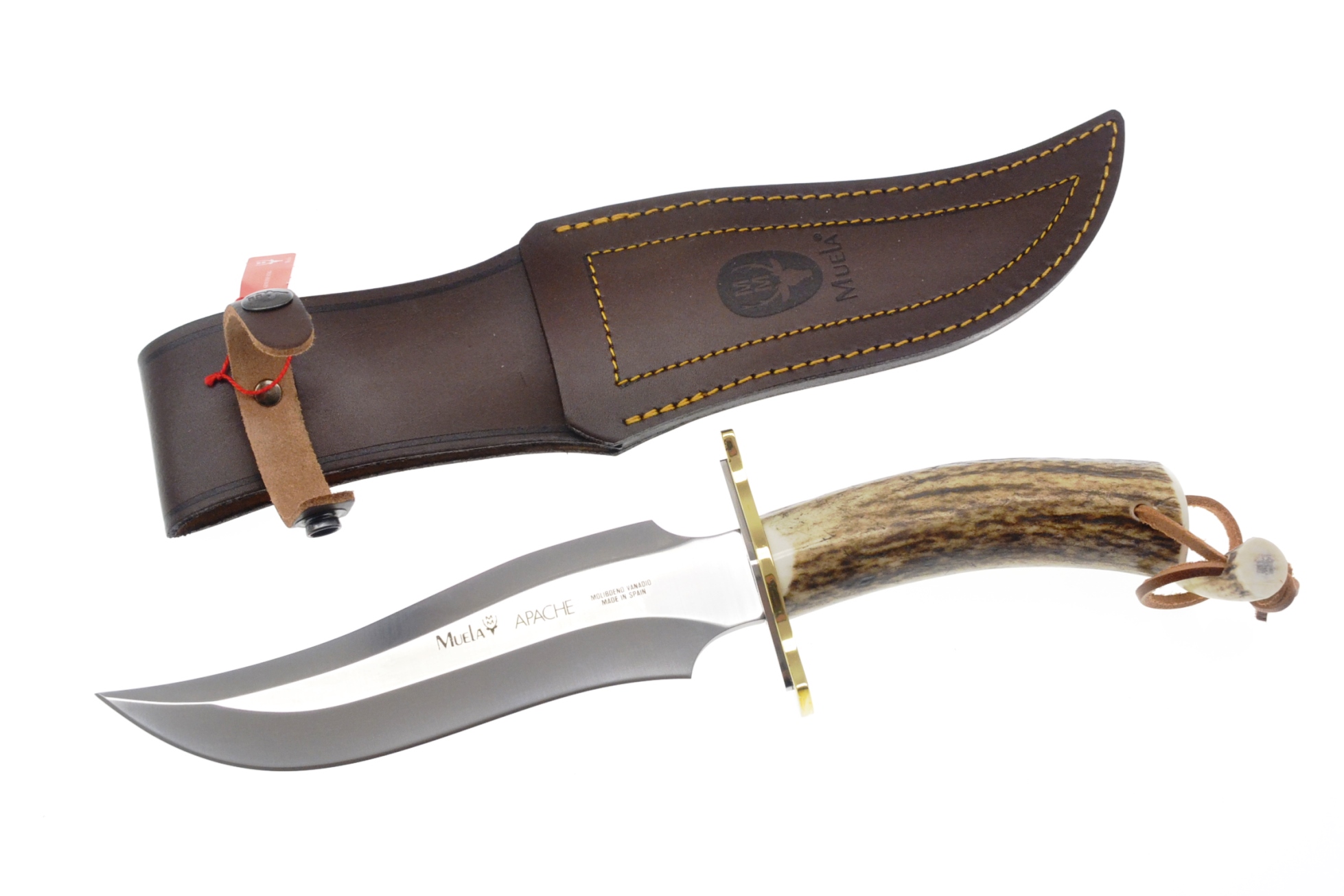 Ciapa Muela Apache Cuchillo Asta De Venado