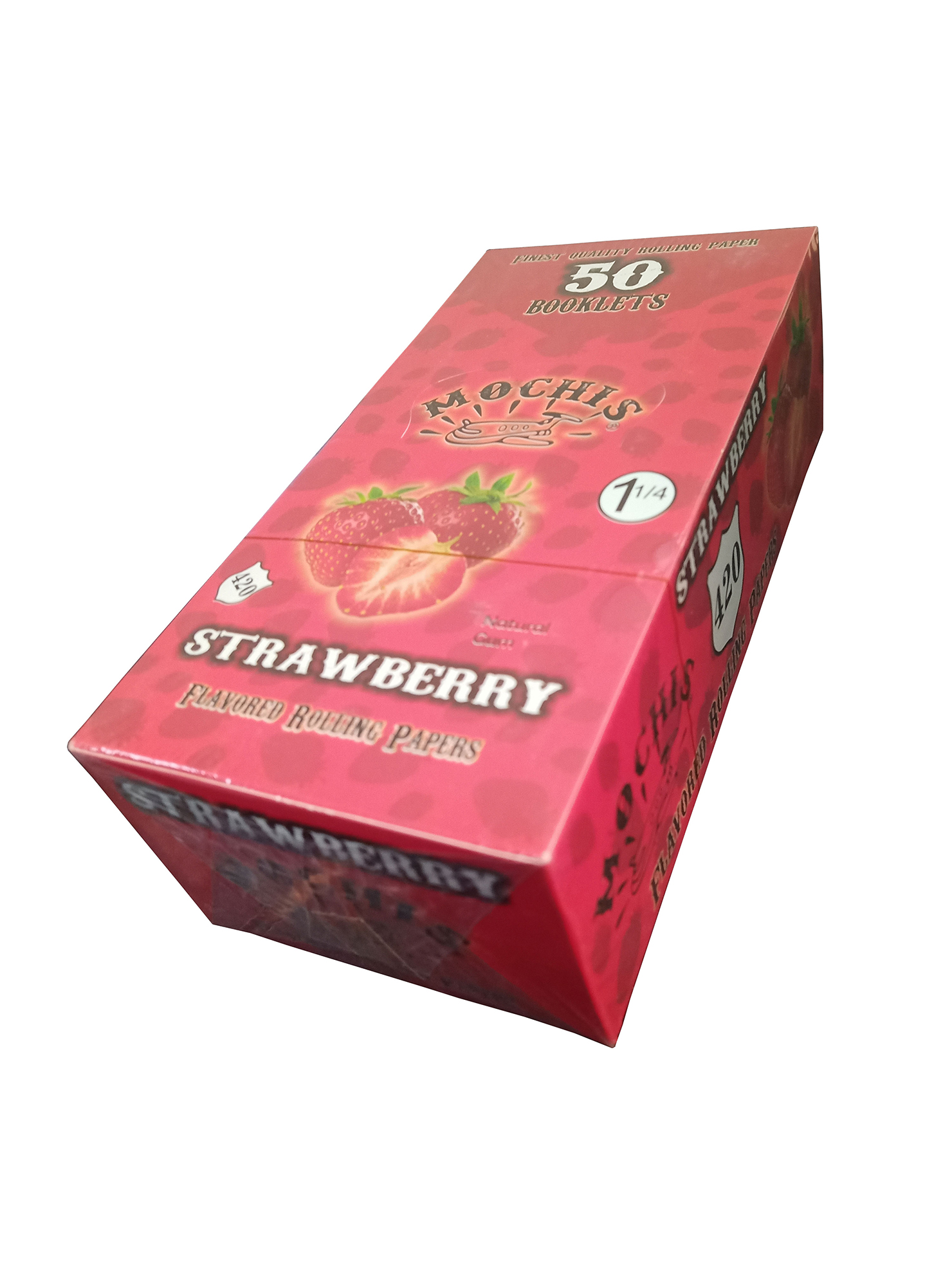 Caja 50 Paquetes Papel Para Liar Sabanas Mochis Fresa 1 1/4