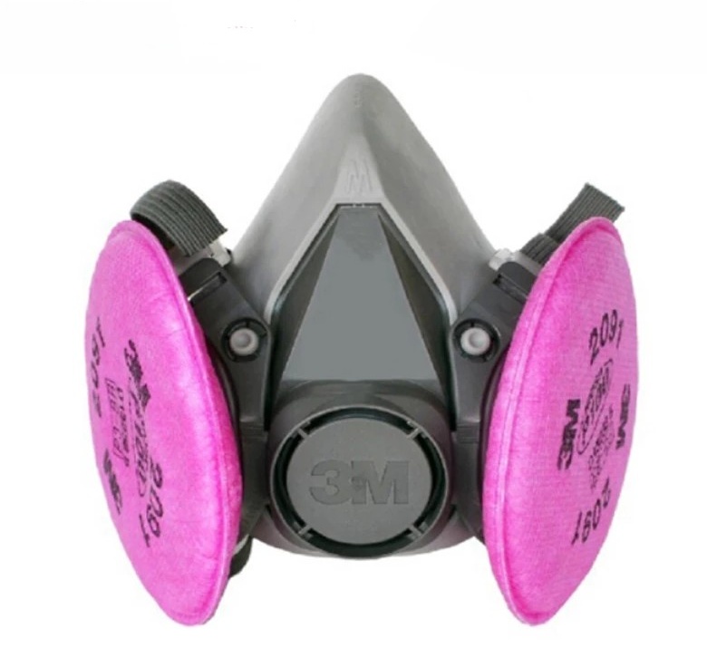 Mascarilla Respirador 3M Media Cara + Filtros para Partículas P100