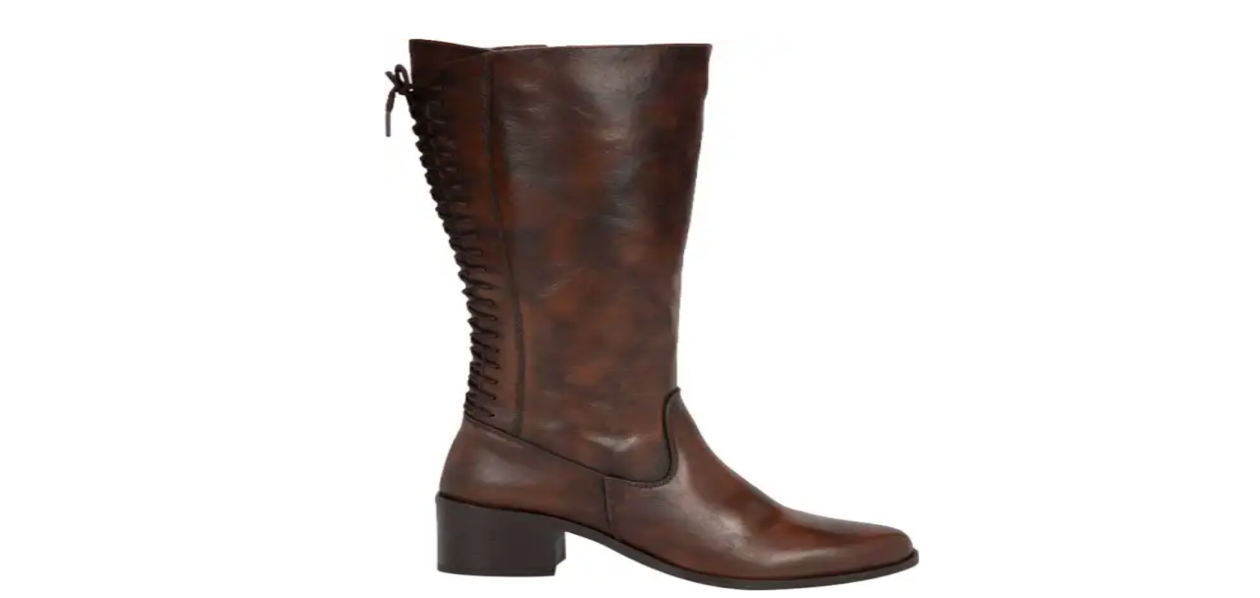 Bota Dama Mujer De Montar Comoda Color Cafe Thalia Alto 6cm