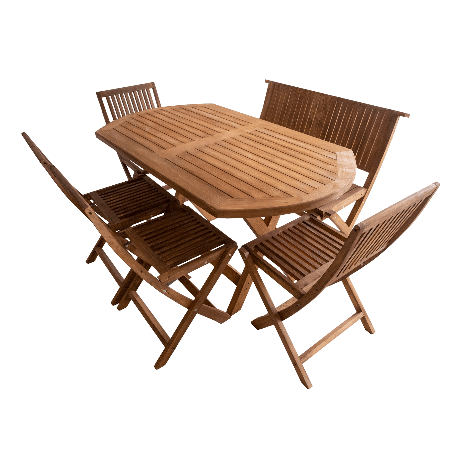 Comedor Ovalado Modelo Jardín 6 personas 150x80 . Rústico Tratable . Leer Descripción