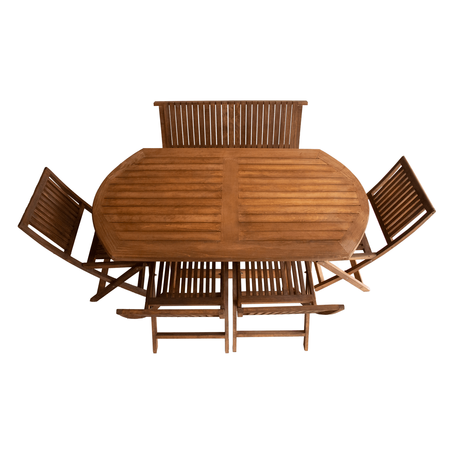 Comedor Ovalado Modelo Jardín 6 personas 150x80 . Rústico Tratable . Leer Descripción