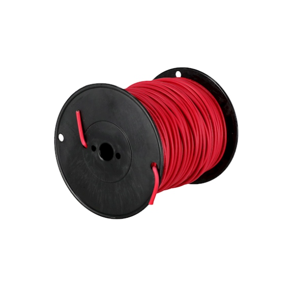 Cable  indiana calibre tipo thw-ls/thhw-ls tipo 10 awg. 100 % cobre rollo de 100 m. 600 v. Rojo