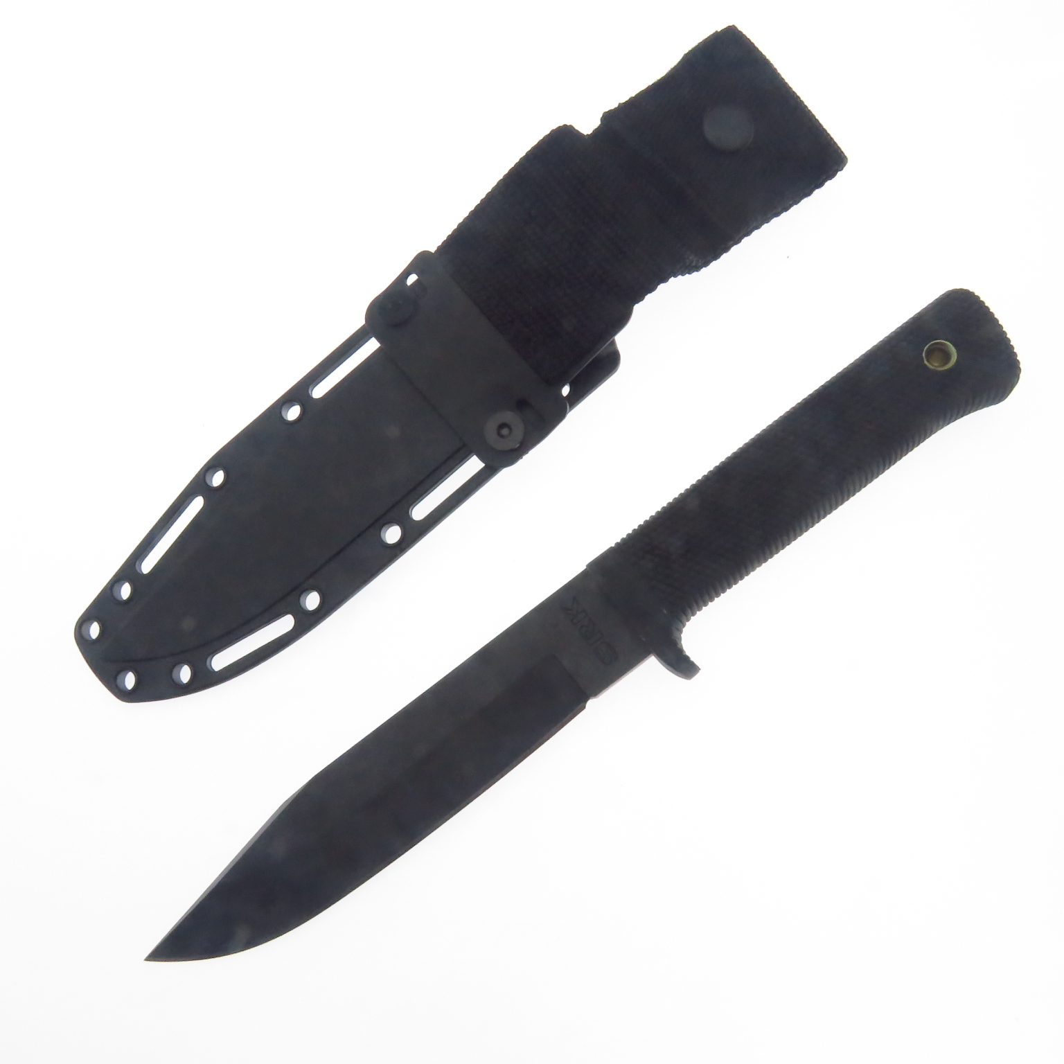 Cs38Ck Cold Steel Cuchillo Srk Vg1 Filo Plano Negro