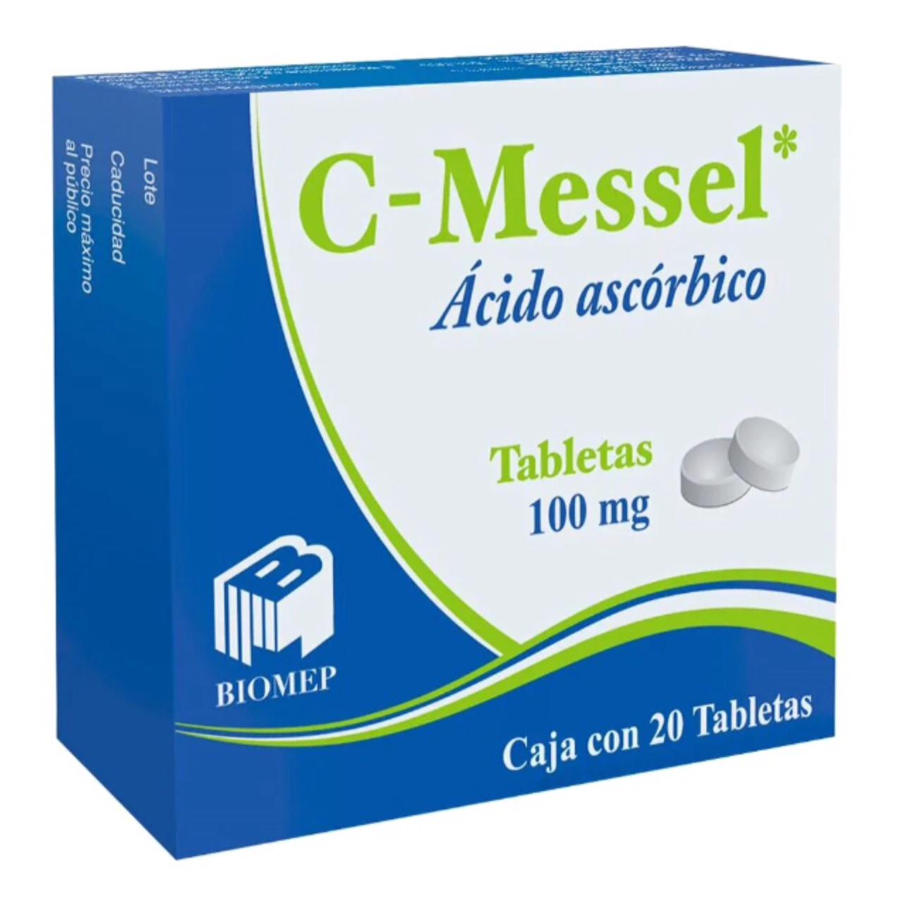 Ácido Ascórbico, 100mg Con 20 Tabs (3 cajas)