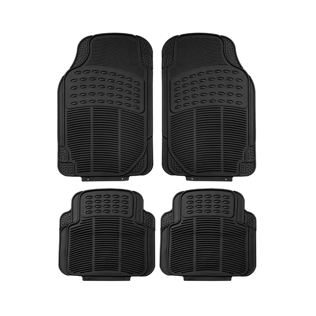 Tapete Automotriz Universal Uso Rudo Juego De 4 Piezas