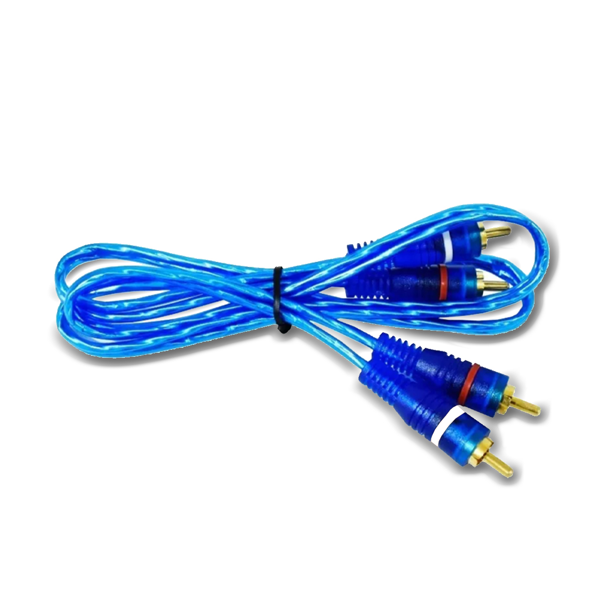 Cable Rca Oro Azul 2 Pulgadas Macho 6 Metros