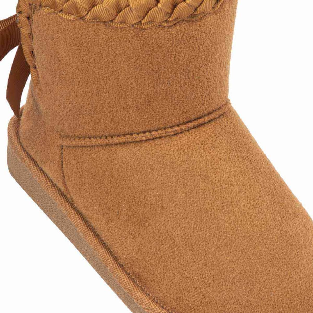 Bota para el frío tipo Ugg, marca Vivis Shoes Kids, color camel, para niña, modelo 994631