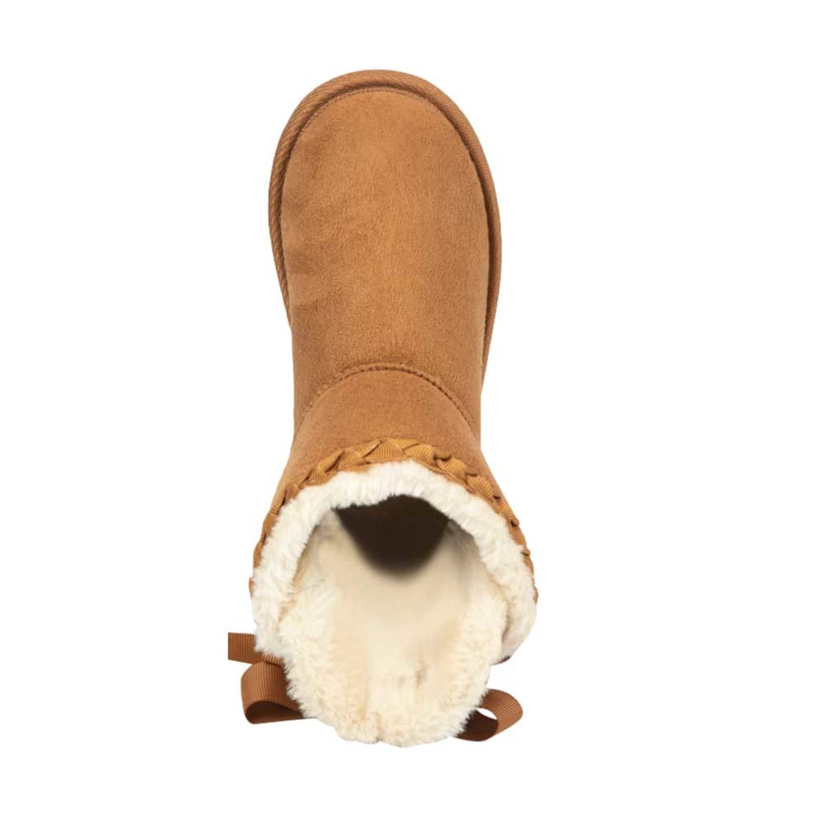 Bota para el frío tipo Ugg, marca Vivis Shoes Kids, color camel, para niña, modelo 994631