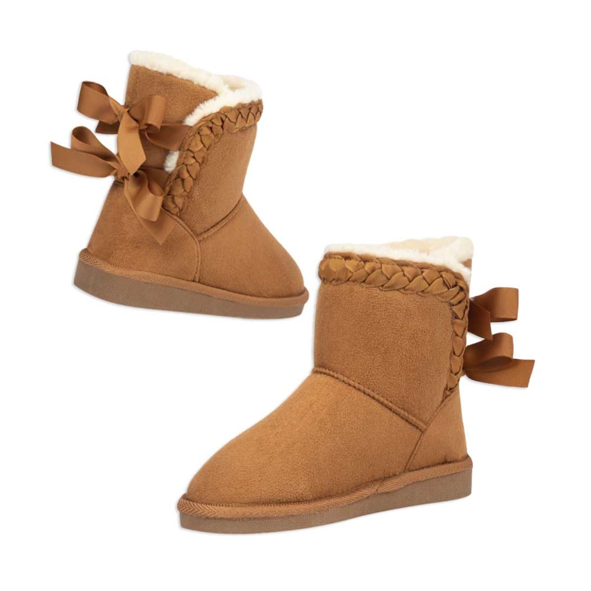 Bota para el frío tipo Ugg, marca Vivis Shoes Kids, color camel