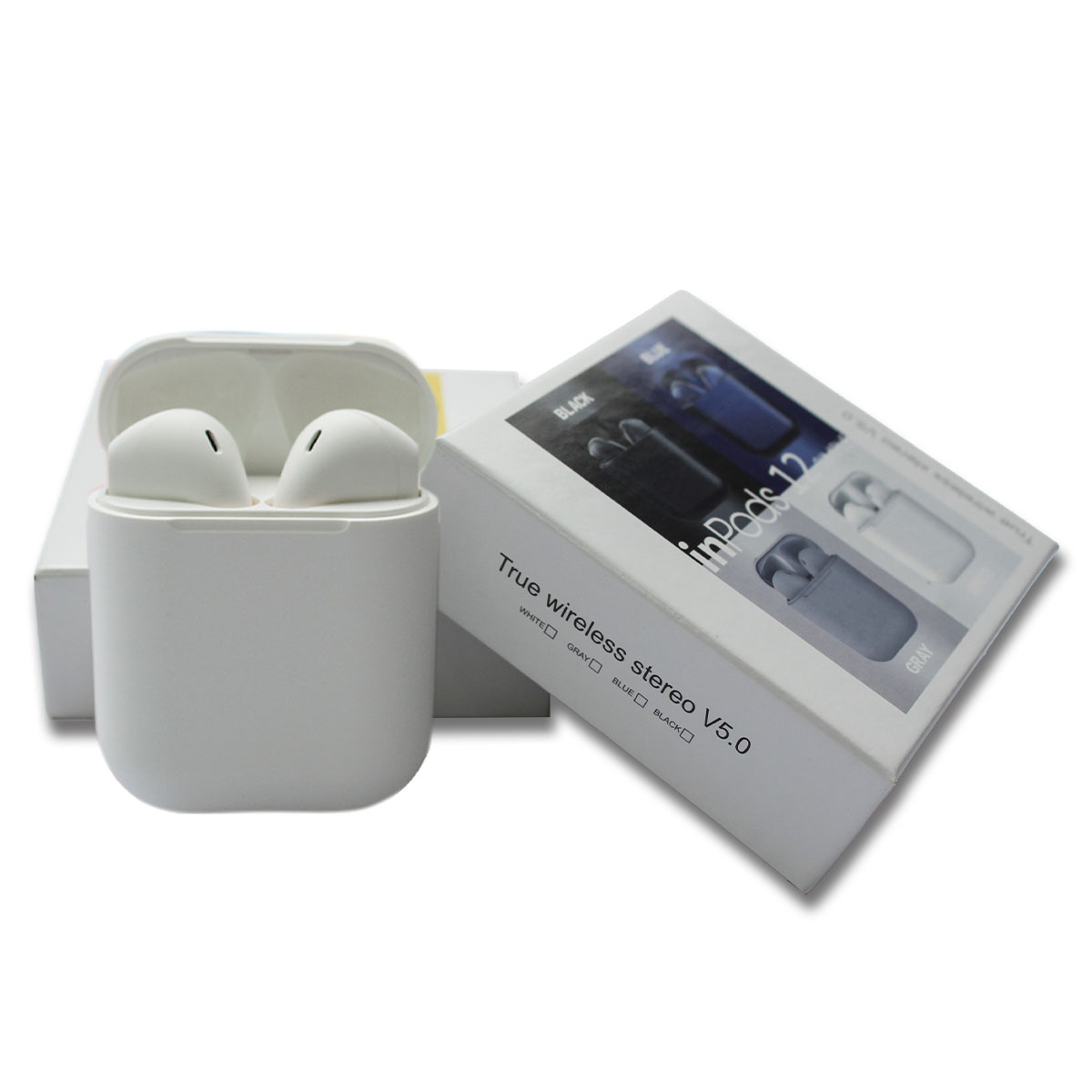 AUDIFONOS MANOS LIBRES INALAMBRICOS INPODS I12 BLUETOOTH 5.0