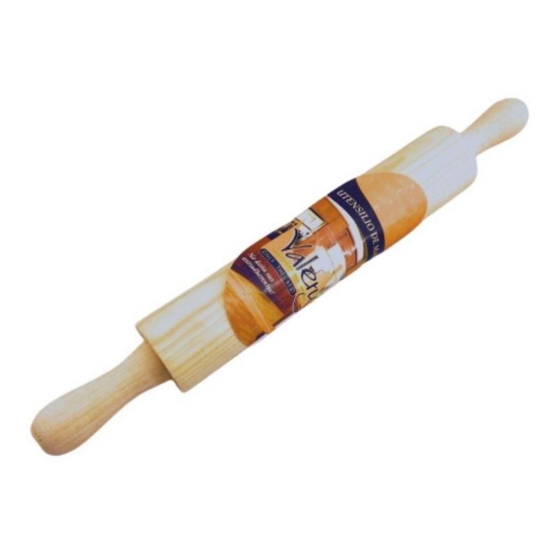 Rodillo fijo de madera chico para repostería, Valery 