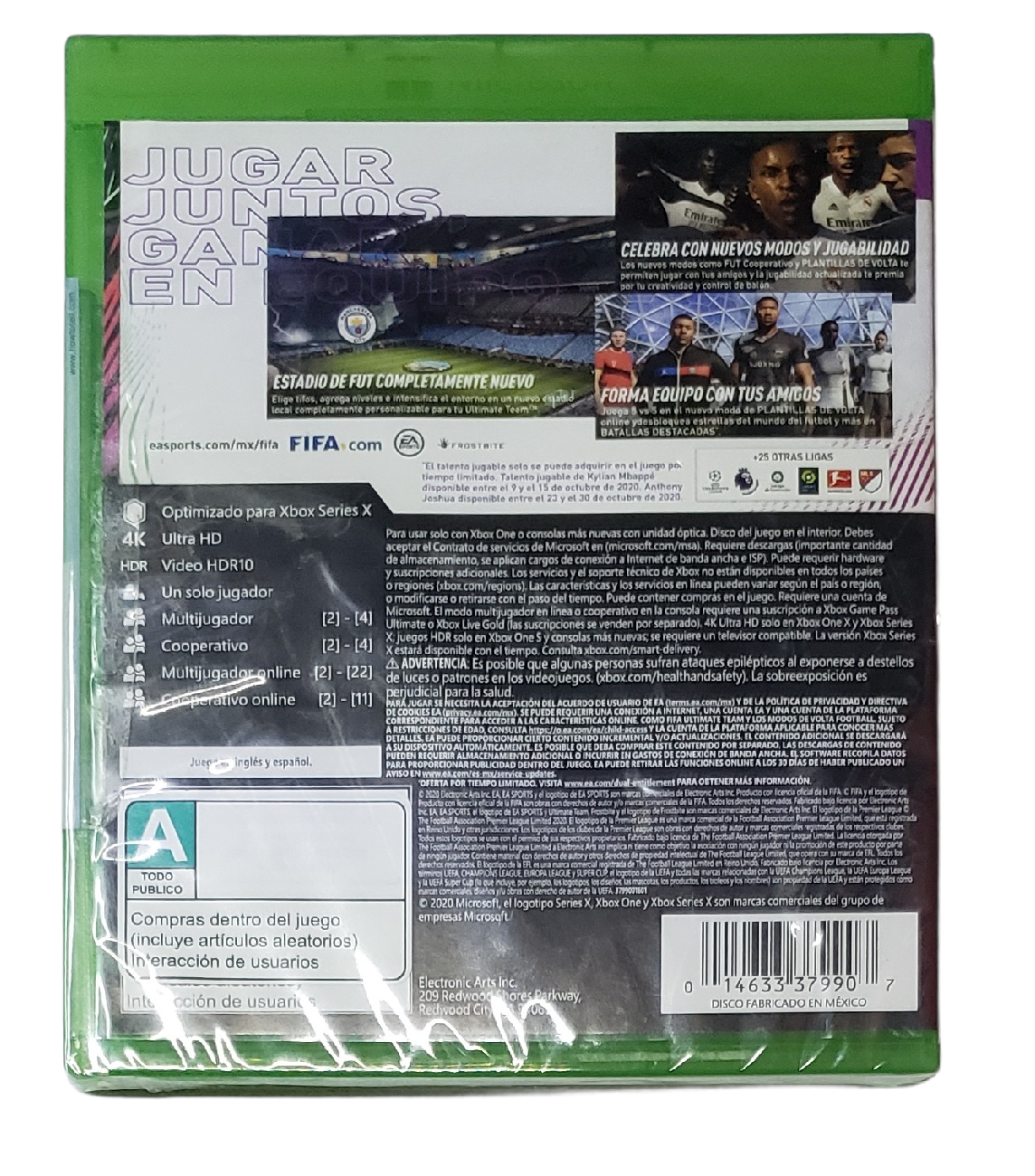 FIFA 21 Para Xbox One y Series X Standard Edition Electronic Arts