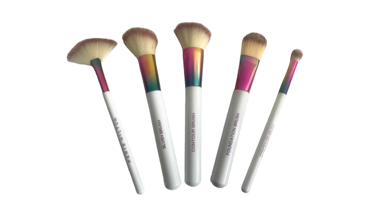 Brochas Profesionales Make Up Paris Hilton Set 5 Pzas