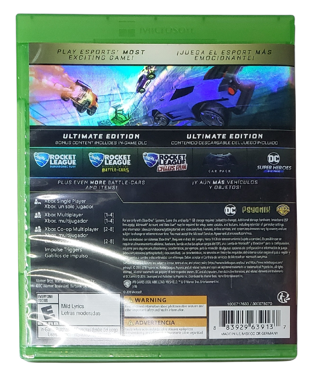 Rocket League Ultimate Edition Xbox One Nuevo