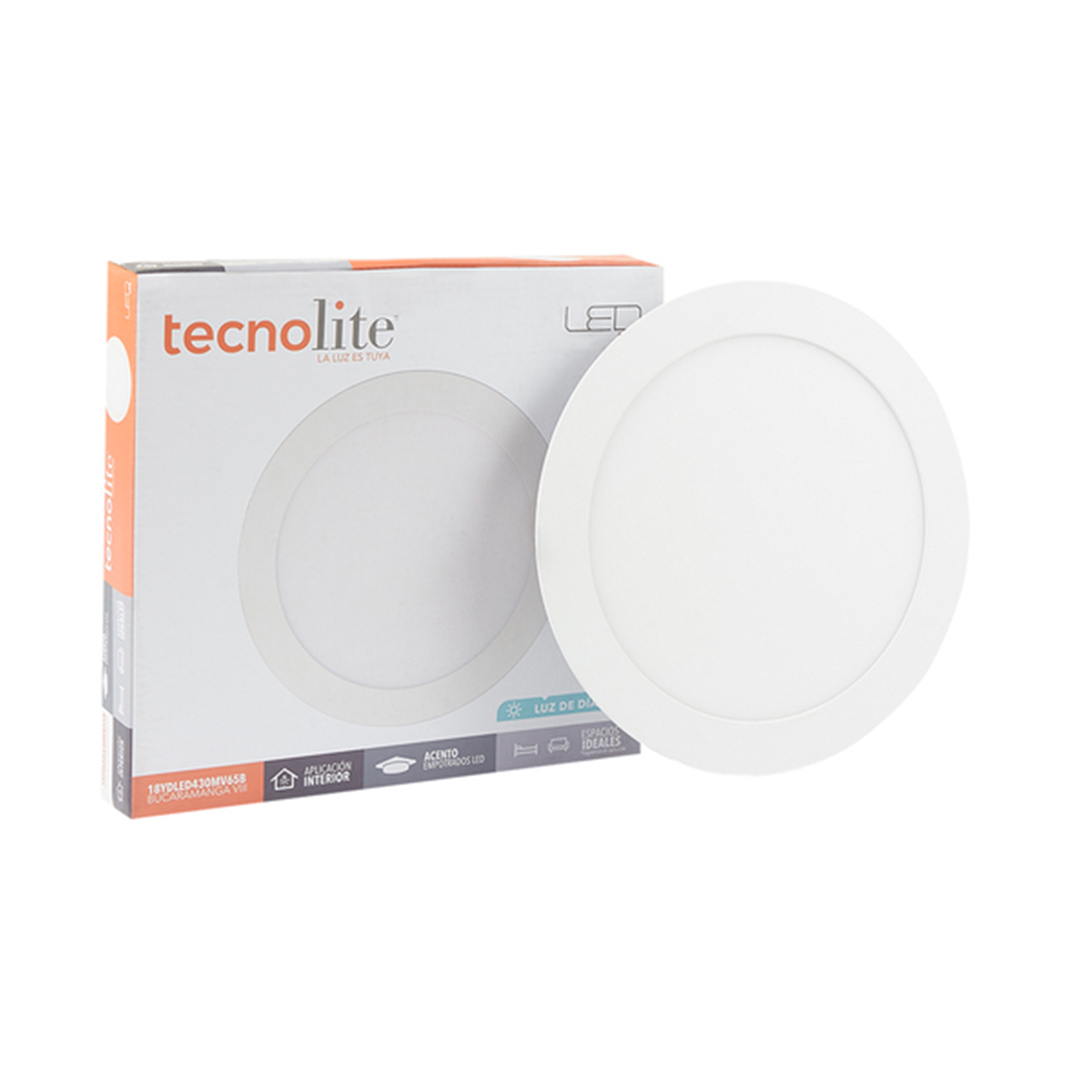 Lámpara Empotrable Led 18w Tecnolite 18YDLED430MV65B 6500k