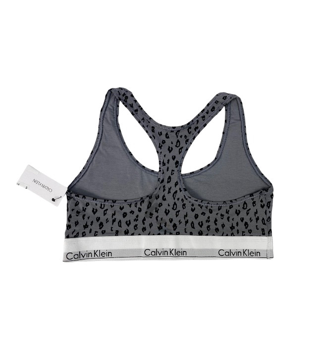 Top Calvin Klein Animal Print Gris - Para Mujer