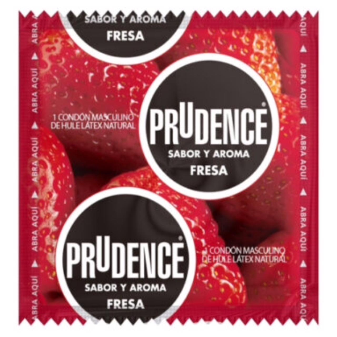 Preservativos Produnce, Lubricados Sabor y Aroma a Fresa (3 piezas)