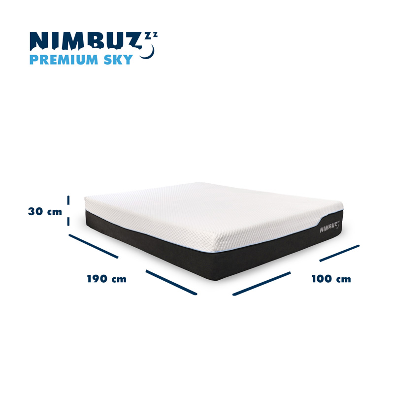 Colchón Individual en caja Memory Foam Premium Sky Nimbuzzz
