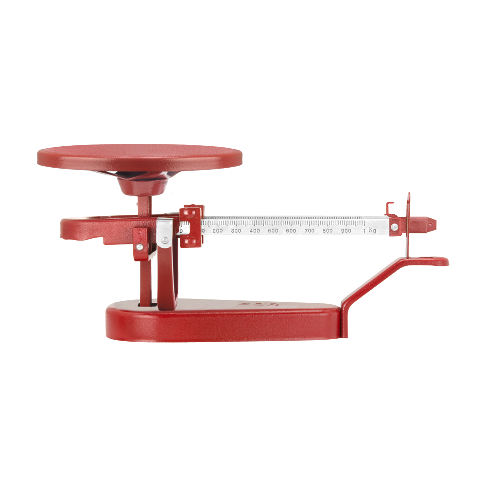 Báscula Romana Karlen Con Plato De Metal M-2 Roja 2 kg