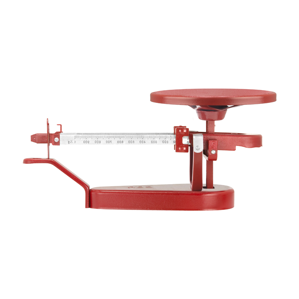 Báscula Romana Karlen Con Plato De Metal M-2 Roja 2 kg