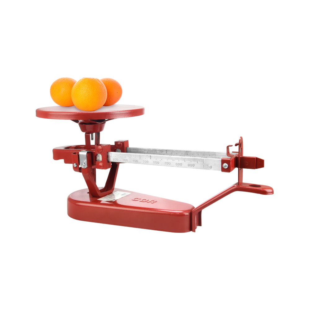 Báscula Romana Karlen Con Plato De Metal M-2 Roja 2 kg