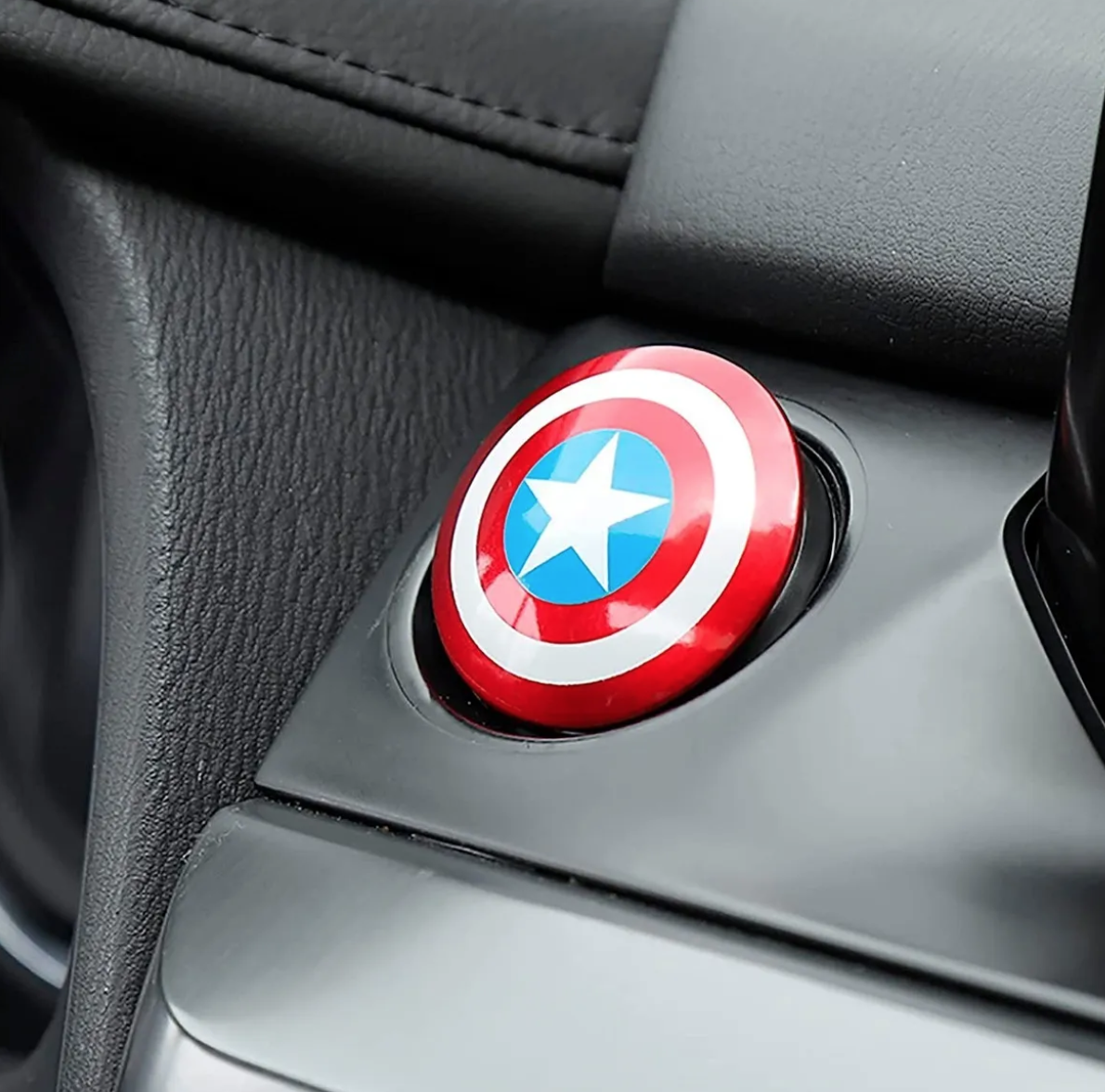 Funda Protectora Para Botón Arranque Avengers Plástico 1pz