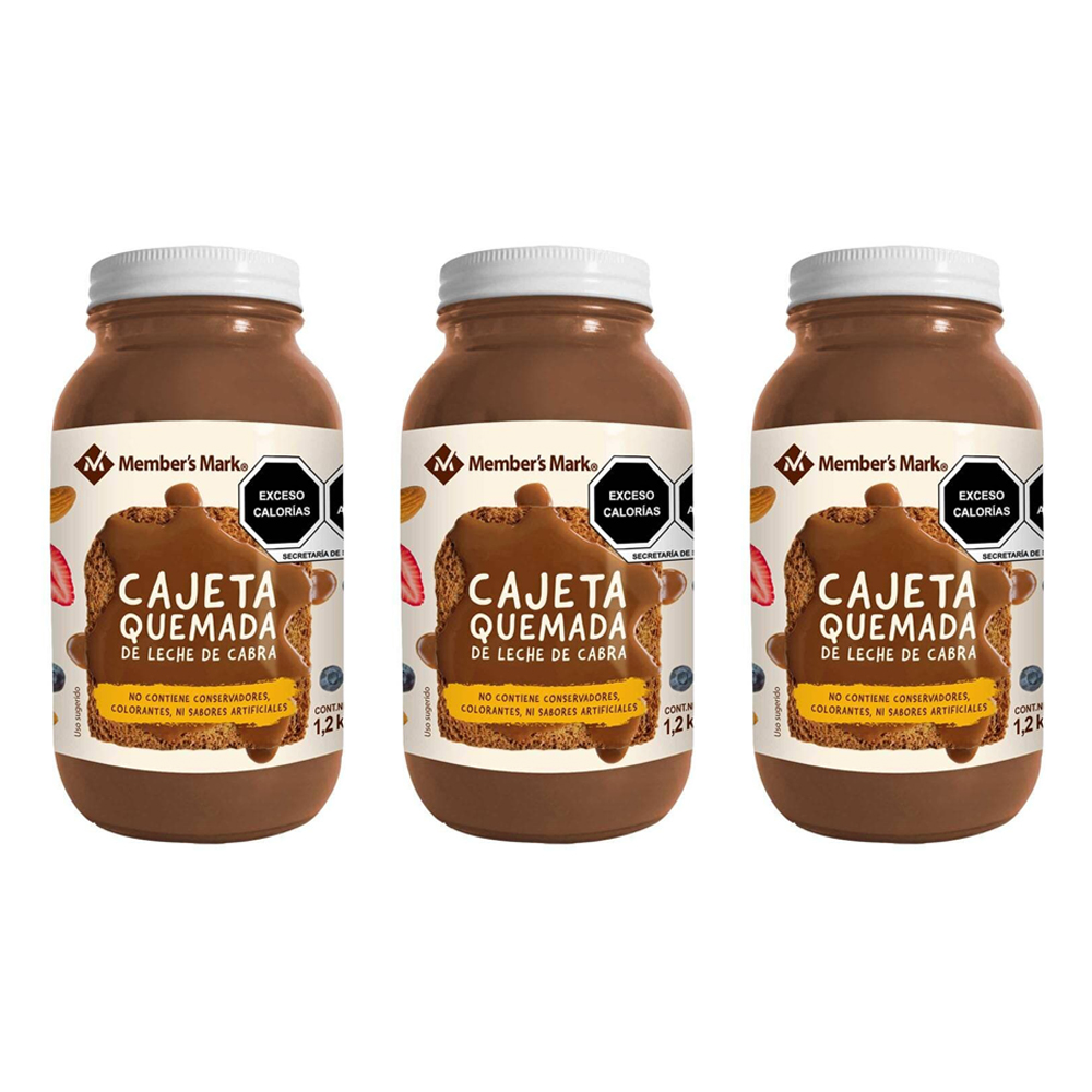 Cajeta Quemada Member's Mark 3 piezas de 1.2 kg