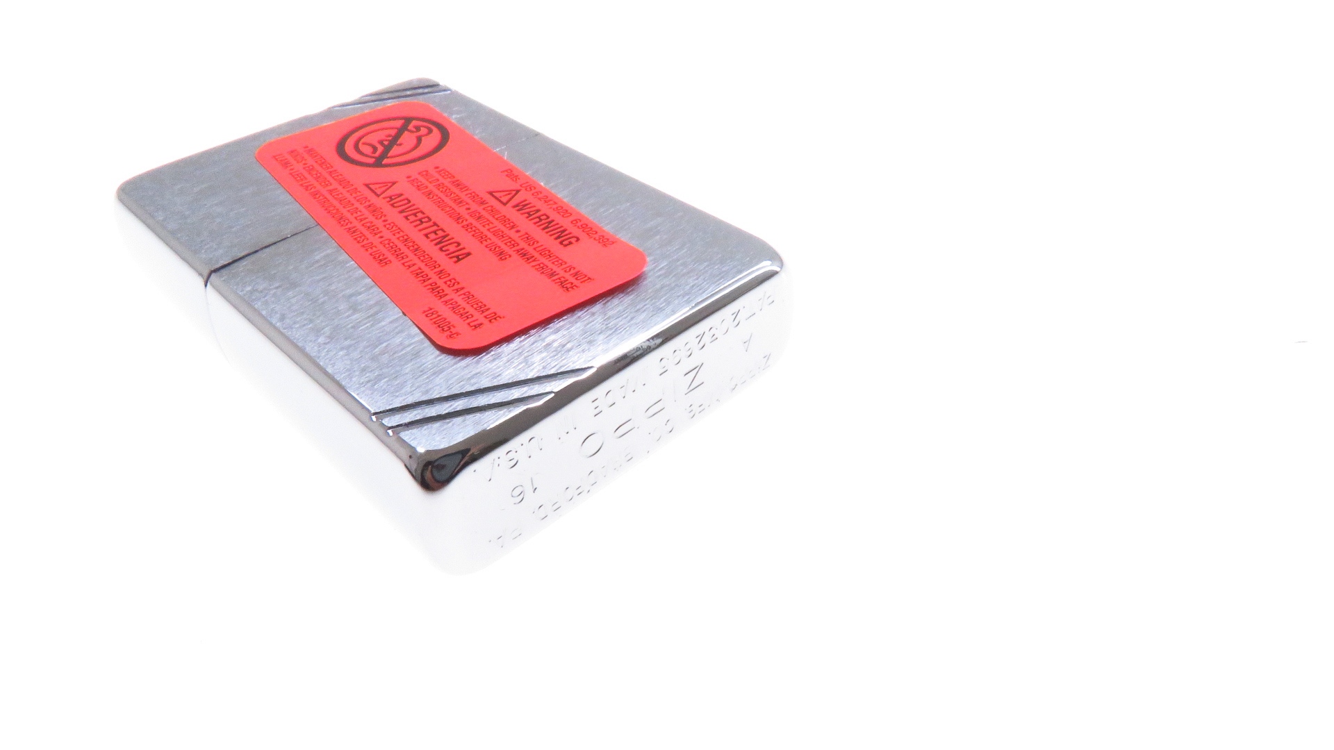 Zo11220 Zippo Brushed Chrome Vintage Encendedor Tradicional
