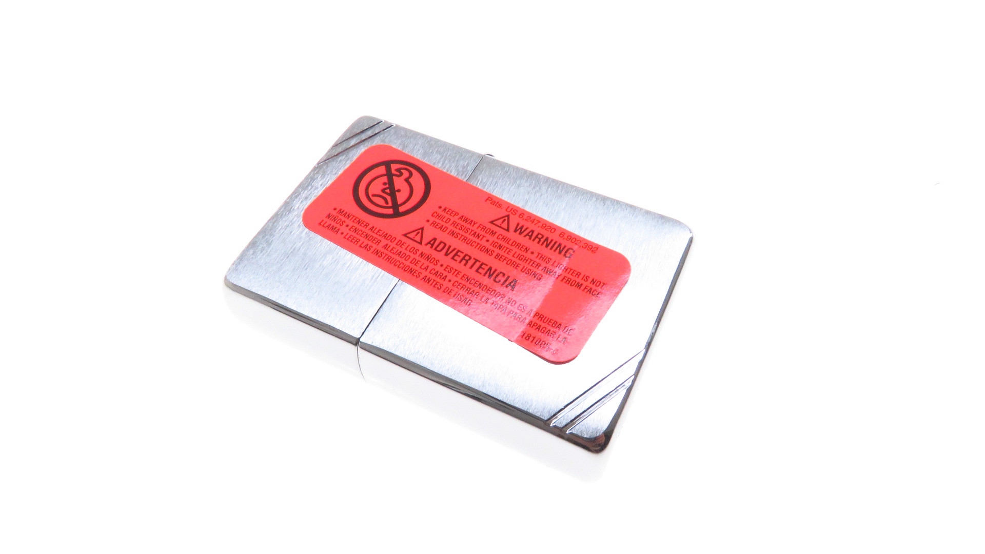 Zo11220 Zippo Brushed Chrome Vintage Encendedor Tradicional